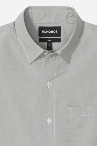 Gewaschenes Button-Down-Hemd – Weiche Baumwolle