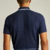 Grid Sweater Polo