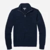 Halb-Reißverschluss-Pullover aus Baumwolle und Kaschmir Halb-Reißverschluss-Pullover aus Baumwolle und Kaschmir