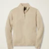 Halbzip-Pullover aus Baumwoll-Leinen Halbzip-Pullover aus Baumwoll-Leinen