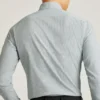 Hemd für Büro und Abend – Button-Down-Hemd zum Tragen über der Hose