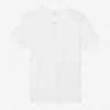 Henley-Hemd aus strukturierter Baumwolle Henley-Hemd aus strukturierter Baumwolle