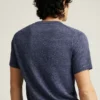 Henley-Shirt aus italienischem Leinen