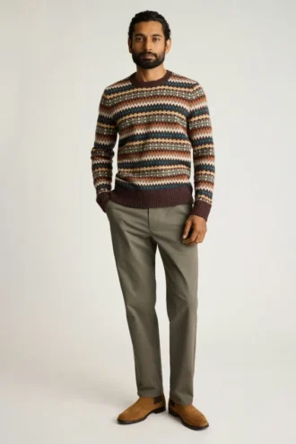 Herbst-Fair-Isle-Pullover