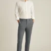 Herren-Anzughose aus Stretch-Wolle Herren-Anzughose aus Stretch-Wolle