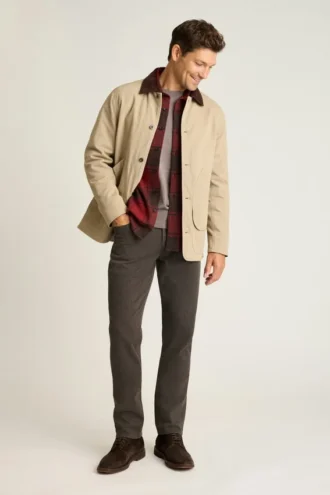 Herren-Canvasjacke von Bonobos | Mit Flanell gefütterte Ranch-Arbeitskleidung