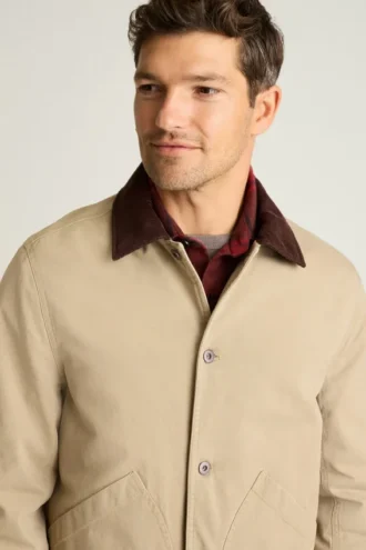 Herren-Canvasjacke von Bonobos | Mit Flanell gefütterte Ranch-Arbeitskleidung