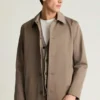 Herren-Car-Coat von Bonobos | Elegante, regenabweisende Jacke aus Baumwolle Herren-Car-Coat von Bonobos | Elegante, regenabweisende Jacke aus Baumwolle