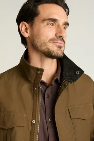 Herren-Feldjacke von Bonobos | Jacken & Mäntel aus gewachster Baumwolle für den Herbst Herren-Feldjacke von Bonobos | Jacken & Mäntel aus gewachster Baumwolle für den Herbst