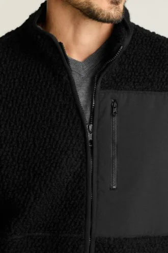 Herren-Fleecejacke von Bonobos | Retro-Wärme trifft auf Retro-Style