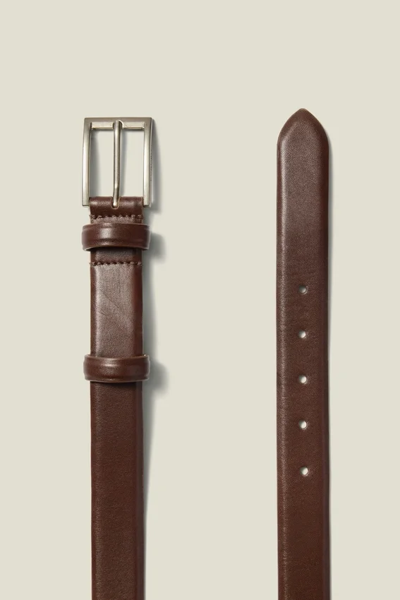Herren-Leder-Anzuggürtel Herren-Leder-Anzuggürtel