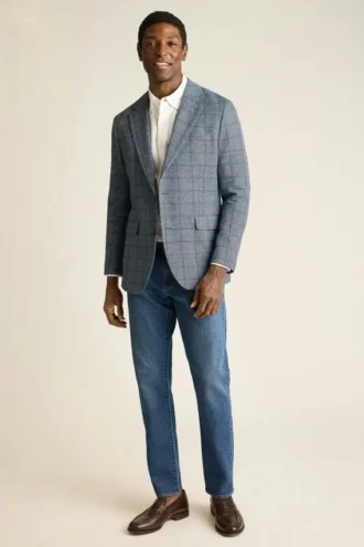 Herren-Leinenblazer von Bonobos | Leichter Stil aus italienischer Strickmischung