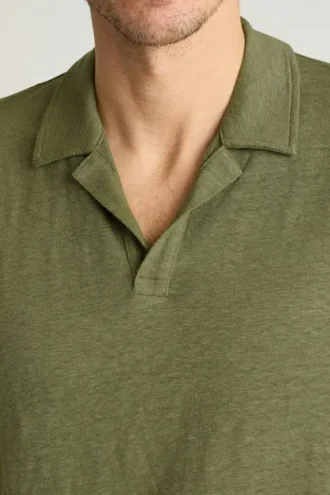Herren-Polohemd aus Leinen