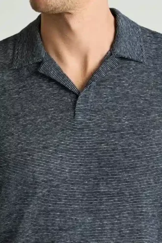 Herren-Polohemd aus Leinen