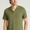 Herren-Polohemd aus Leinen Herren-Polohemd aus Leinen
