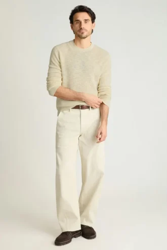 Herren-Rollkragenpullover von Bonobos | Übergangs-Strick aus Leinen-Baumwolle