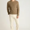 Herren-Rollkragenpullover von Bonobos | Übergangs-Strick aus Leinen-Baumwolle