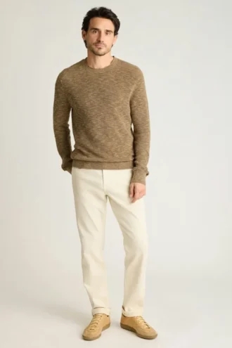Herren-Rollkragenpullover von Bonobos | Übergangs-Strick aus Leinen-Baumwolle