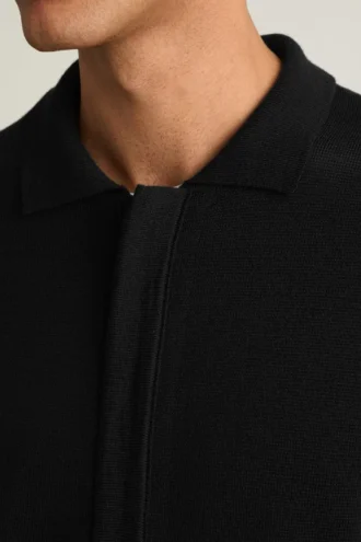 Herren-Sweater-Bomberjacke von Bonobos | Bomberjacke aus Merinostrick