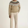 Herren-Weihnachtspullover von Bonobos | Festlicher Fair-Isle-Pinguin-Strick Herren-Weihnachtspullover von Bonobos | Festlicher Fair-Isle-Pinguin-Strick