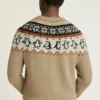 Herren-Weihnachtspullover von Bonobos | Festlicher Fair-Isle-Pinguin-Strick Herren-Weihnachtspullover von Bonobos | Festlicher Fair-Isle-Pinguin-Strick