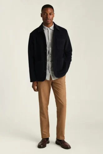 Herren-Woll-Chore-Jacke von Bonobos | Luxuriöse Arbeitskleidung aus Kaschmirmischung