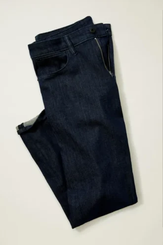 Hochwertige 4-Wege-Stretch-Jeans in Straight Fit-Passform