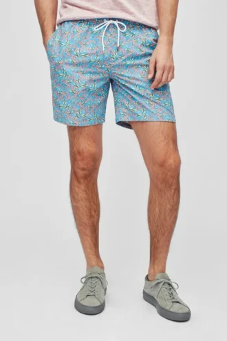 Hochwertige Badeshorts aus Liberty-Stoff