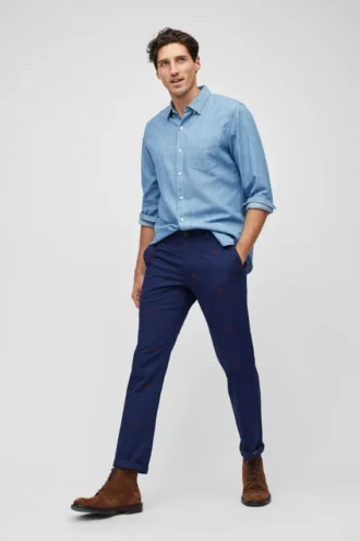 Holiday Critter Stretch-Chinos