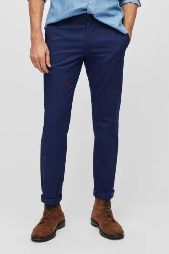 Holiday Critter Stretch-Chinos
