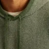 Hoodie mit Fischgrätenmuster Hoodie mit Fischgrätenmuster