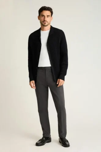 Hudson Langarm-Pullover-Polo