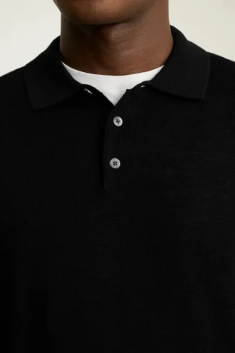 Hudson Langarm-Pullover-Polo