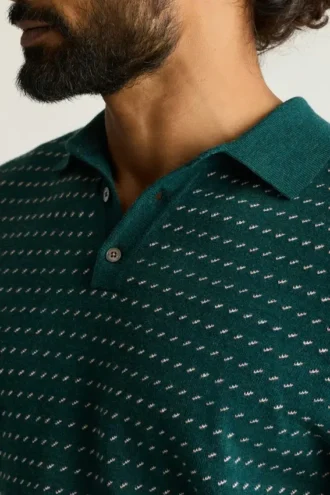 Hudson Langarm-Pullover-Polo