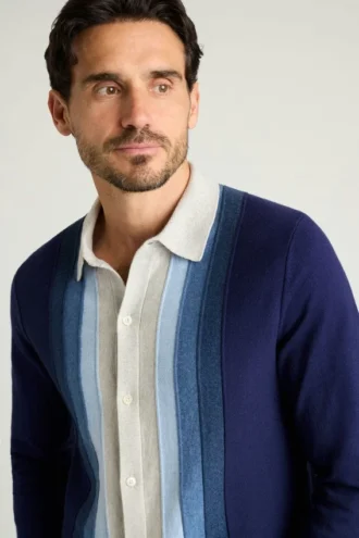 Hudson Langarm-Pullover-Polo