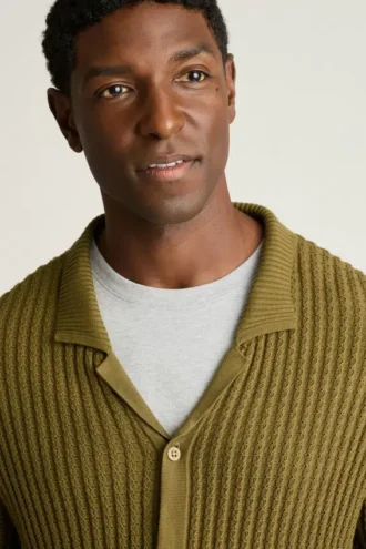 Hudson Langarm-Pullover-Polo