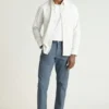 Italienische 5-Pocket-Hose aus gebürstetem Stoff Italienische 5-Pocket-Hose aus gebürstetem Stoff