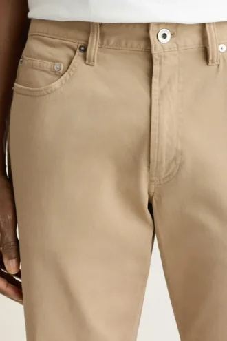 Italienische 5-Pocket-Hose aus gebürstetem Stoff