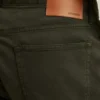Italienische 5-Pocket-Hose aus gebürstetem Stoff Italienische 5-Pocket-Hose aus gebürstetem Stoff