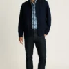 Italienische Chore-Jacke aus gebürsteter Wolle Italienische Chore-Jacke aus gebürsteter Wolle