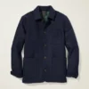 Italienische Chore-Jacke aus gebürsteter Wolle Italienische Chore-Jacke aus gebürsteter Wolle