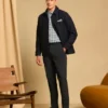 Italienische Chore-Jacke aus gebürsteter Wolle Italienische Chore-Jacke aus gebürsteter Wolle