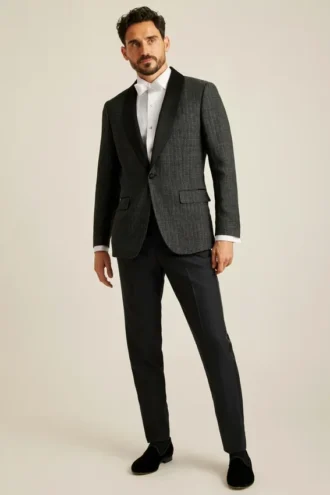 Italienische Leinen-Smokingjacke Italienische Leinen-Smokingjacke