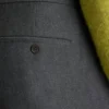 Italienische Plissee-Wollhose
