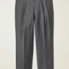 Italienische Plissee-Wollhose