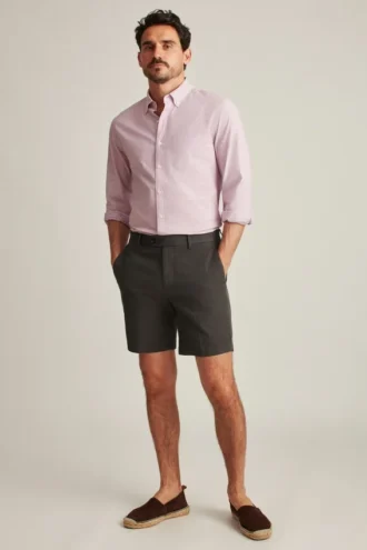 Italienische Stretch-Chino-Shorts