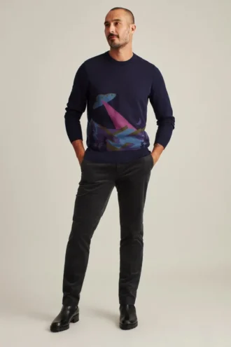 Italienische Stretch-Cordhose
