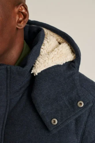 Italienische Woll-Daunenjacke