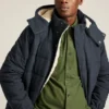 Italienische Woll-Daunenjacke Italienische Woll-Daunenjacke
