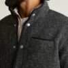 Italienische Wollfleecejacke Italienische Wollfleecejacke